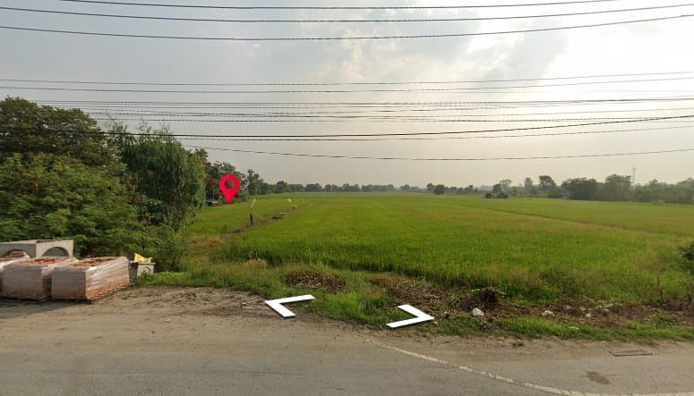 ที่ดินเปล่า ทำเลดี ติดถนน5029 เมืองปทุมฯ 10-1-61