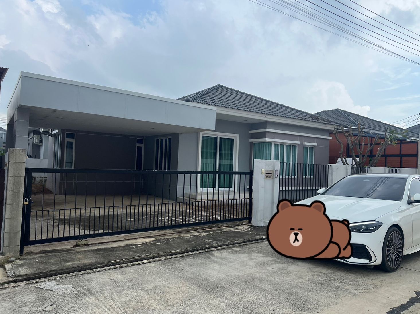 ขายบ้านชั้นเดียวสไตล์โมเดิร์น ในหมู่บ้านชีวา3