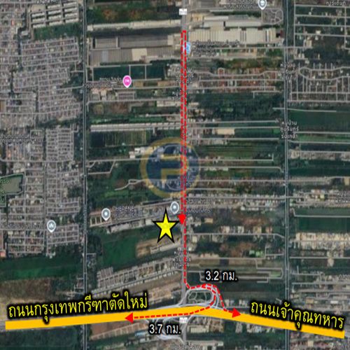 ขายที่ดินกรุงเทพมหานคร ลาดกระบัง ถนนร่มเกล้า 