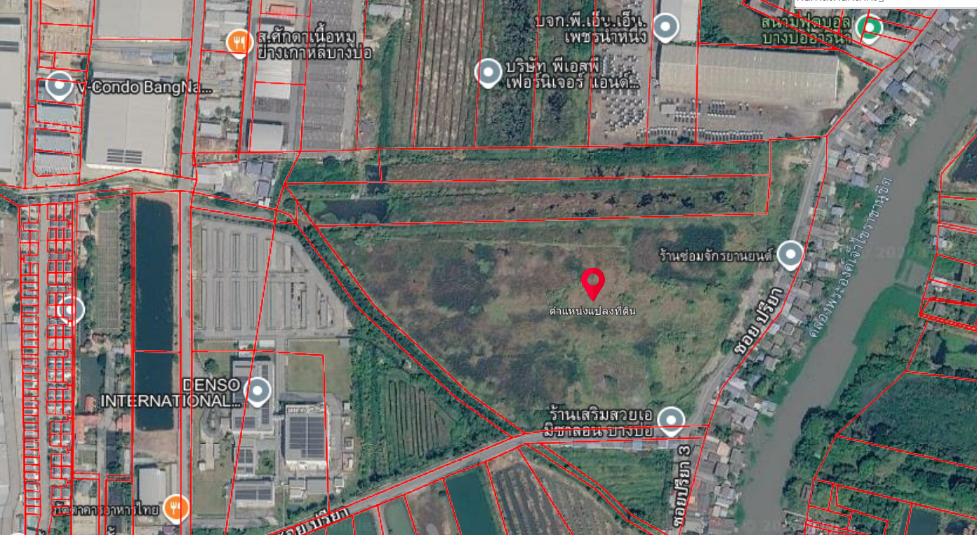ขายด่วนที่ดิน 50-3-8 ไร่ ห่างถนนบางนา-ตราด 500 เมตร
