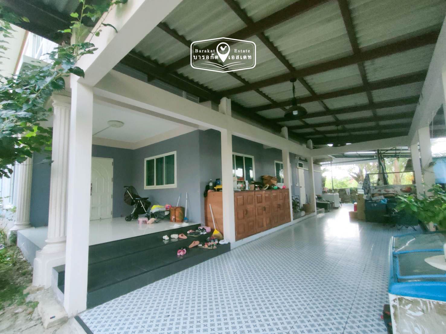 บ้านพร้อม ที่ดิน บ้านสร้างบนที่ดิน 1 ไร่ 26 ตร.ว.เขตหนองจอก  จังหวัดกรุงเทพ