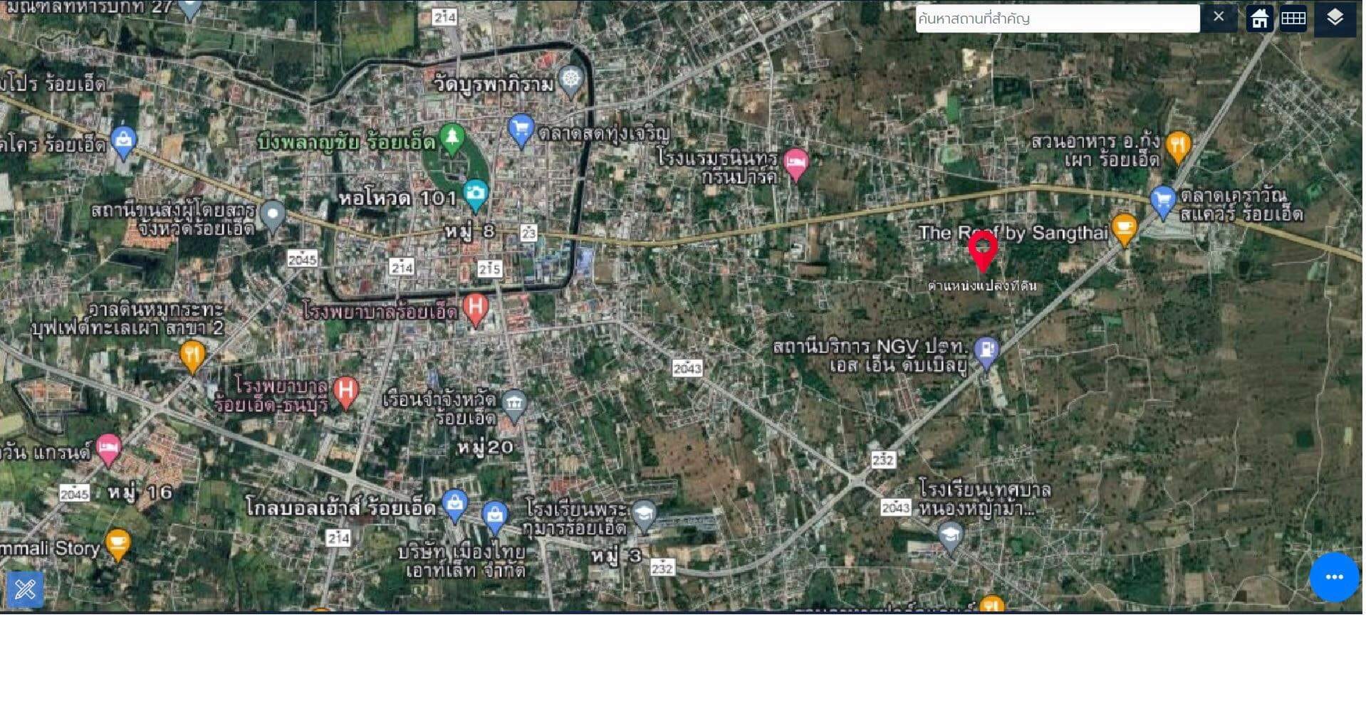 ที่ดิน ใกล้บ้านสามแยก แยกเอรวัณ ร้อยเอ็ด 1-3-46
