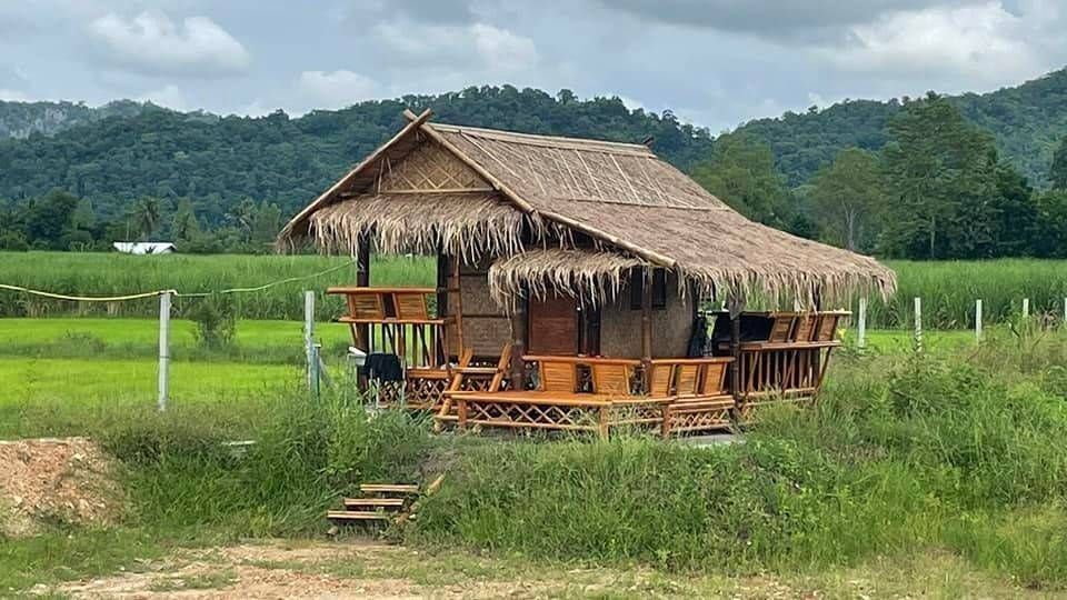 บ้านพร้อมที่ดินเป็นบ้านสวนมีระเบียง 2 นอน 2 ห้องน้ำมีห้องเก็บของน้ำอุ่น 2 ตัวมีแอร์โซลาร์​เซลล์มีกระท่อมไม้ไผ่หลังใหญ่มีระเบียง 1 ห้องนอนปั๊มน้ำโซลาร์​เซลล์​มีน้ำตกลำธารสระน้ำซับรูปหัวใจ