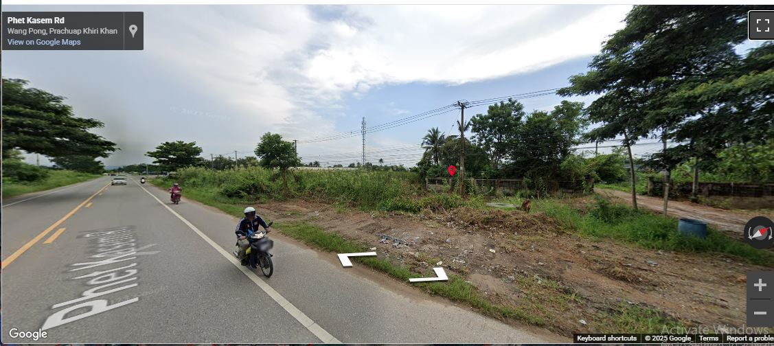 ขายที่ดิน ต.วังพงศ์ อ.ปราณบุรี จ.ประจวบคีรีขันธ์ ติดถนนเพชรเกษม
