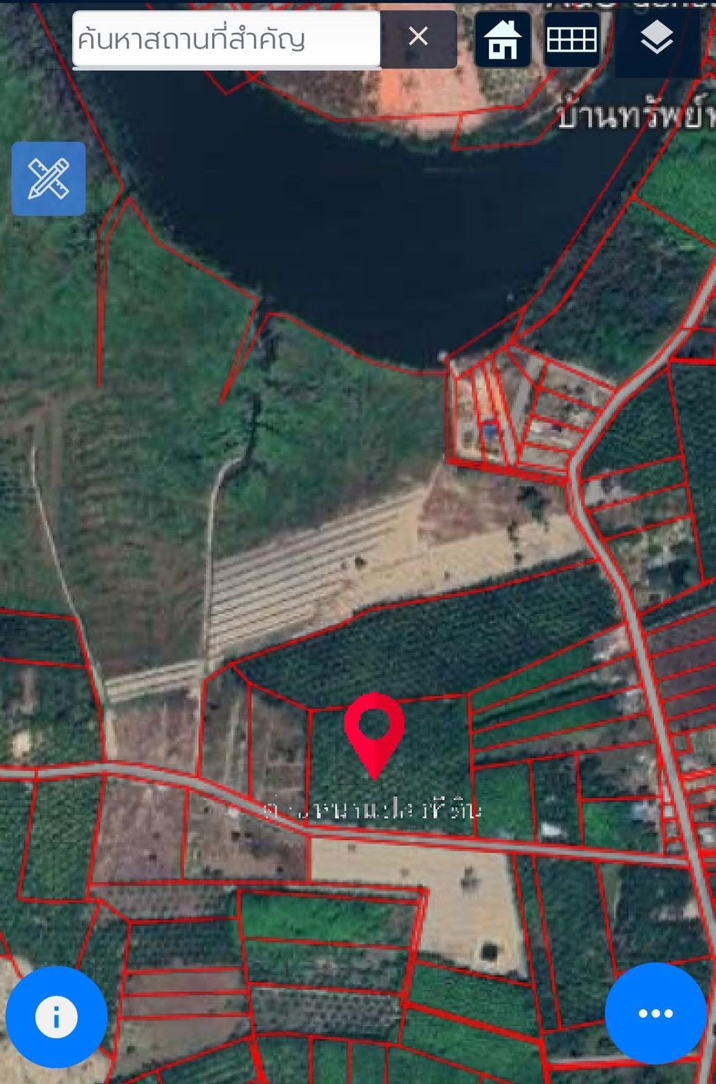 ขายที่ดินสุราษฎร์ธานี อำเภอกาญจนดิษฐ์ ทุ่งกง อยู่หลังบิ๊กซี สุราษฎร์ธานี ที่ดินหน้ากว้าง แปลงสวย เหมาะลงทุนมาก! 11-2-91.9 ไร่.