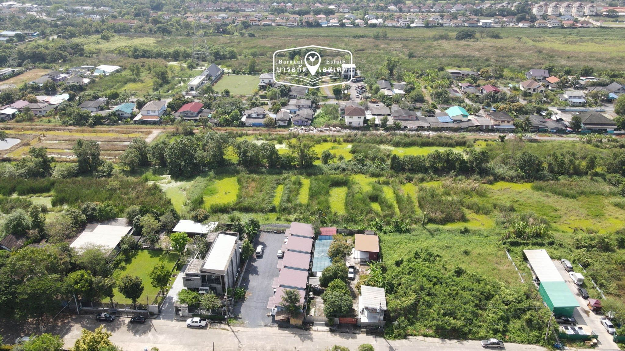 ขายด่วนที่ดินเปล่า และที่ดินพร้อมห้องเช่า บนถนนเศรษฐกิจ ทำเลทอง  เขตมีนบุรี  จังหวัดกรุงเทพฯ
