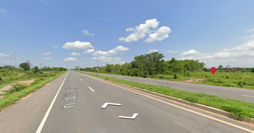 ขายที่ติดถนนชยางกูร บึงกาฬ ใกล้สะพานไทย ลาว แห่งใหม่จังหวัดบึงกาฬ เพียง 2 กม. พร้อมสิ่งปลูกสร้าง