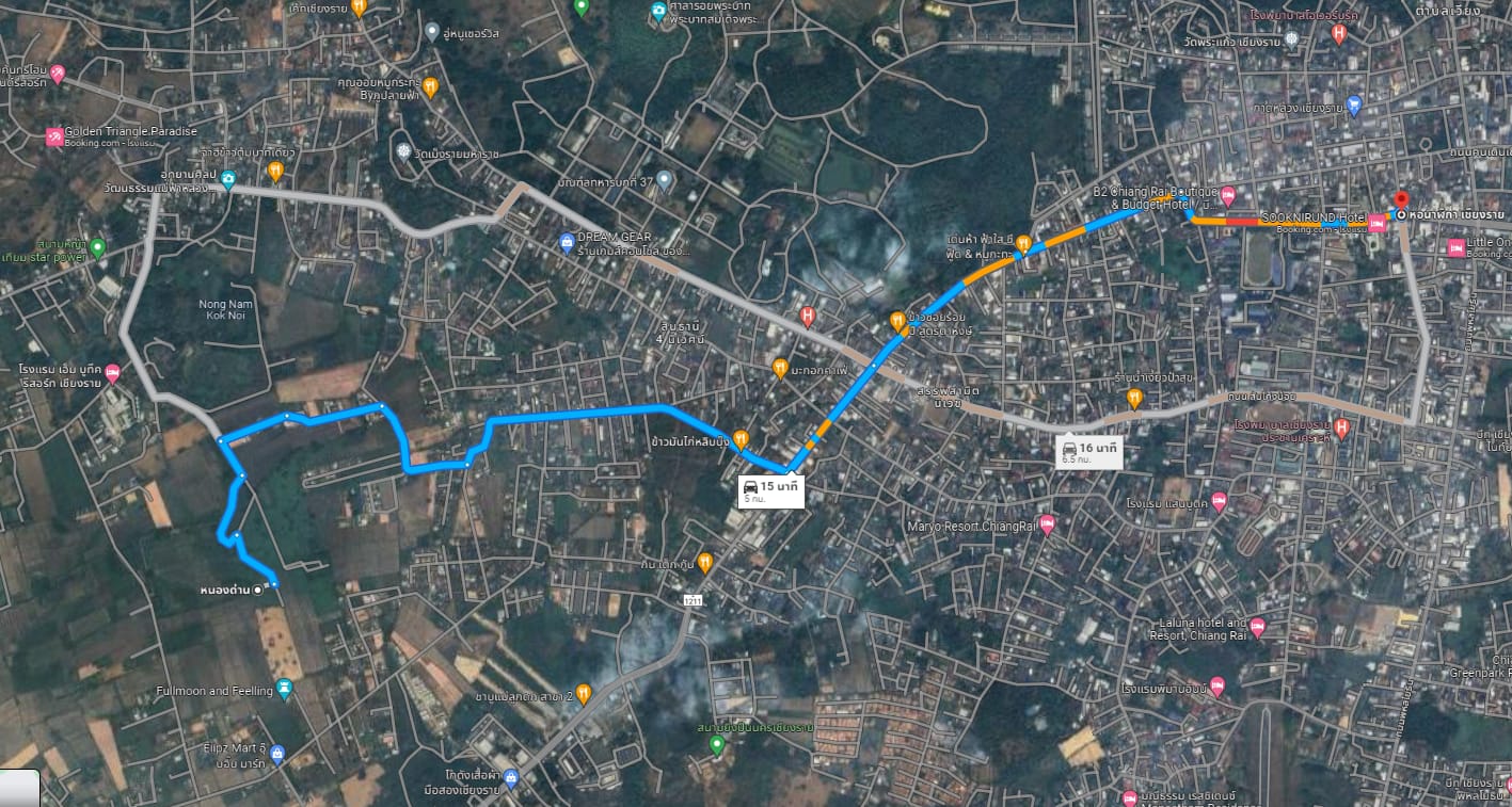 ที่ดินเปล่าบรรยากาศดี เมืองเชียงราย 6-0-84.6
